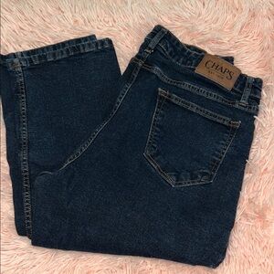 Chaps Men's Dark Blue Straight Jeans